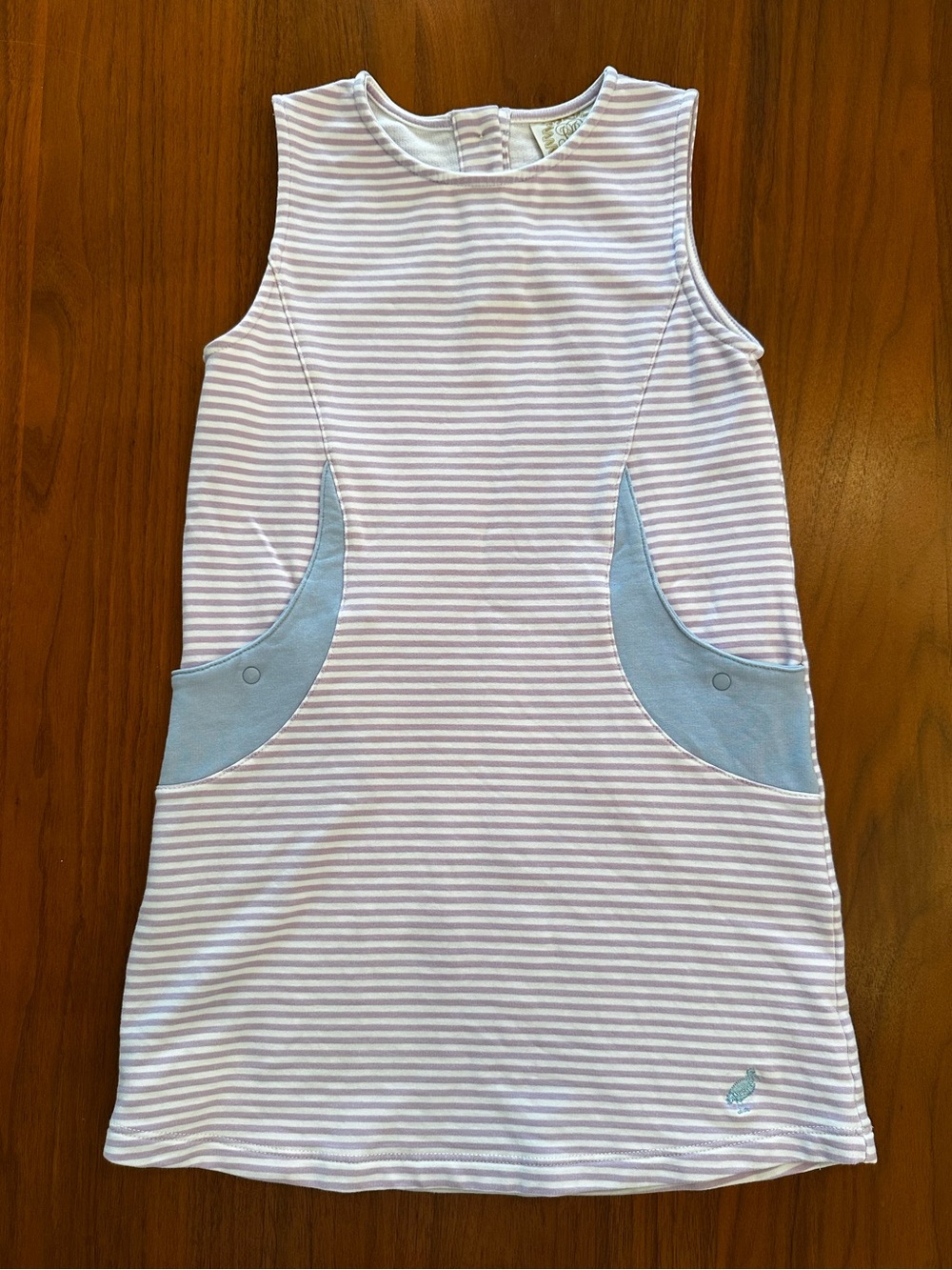 TBBC The Beaufort Bonnet Company Gladys day dress in lilac/white and blue size 6
